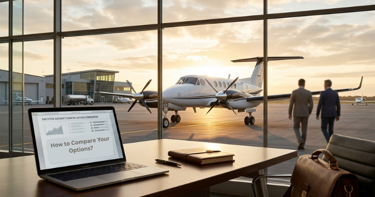 Executive Aircraft Charter for Business Travel How to Compare Your Options